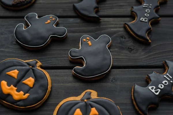 Hausgemachte Halloween-Plätzchen — Stockfoto