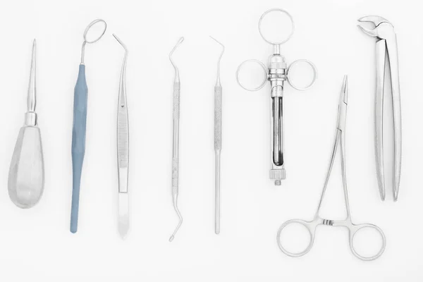 Set of dental instruments — Stock Photo