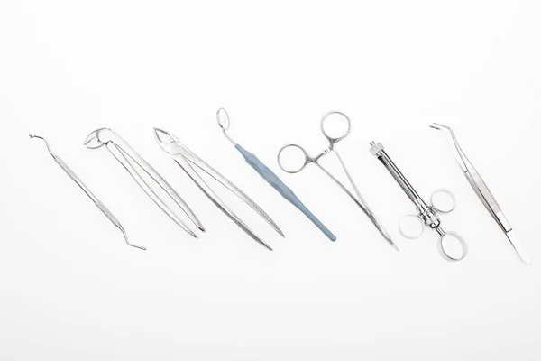 Ensemble d'outils dentaires — Photo de stock