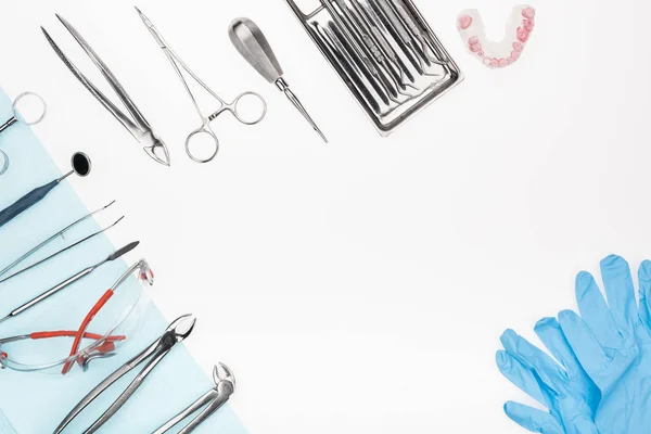 Set of dental tools — Stock Photo