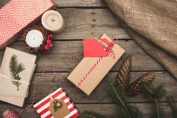 Schöne weihnachtliche Komposition — Stockfoto