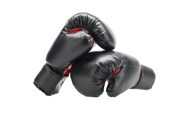 Black boxing gloves — Stock Photo