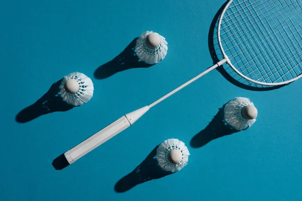 Équipement de badminton — Photo de stock