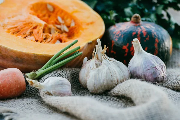 Ripe vegetables on table — Stock Photo