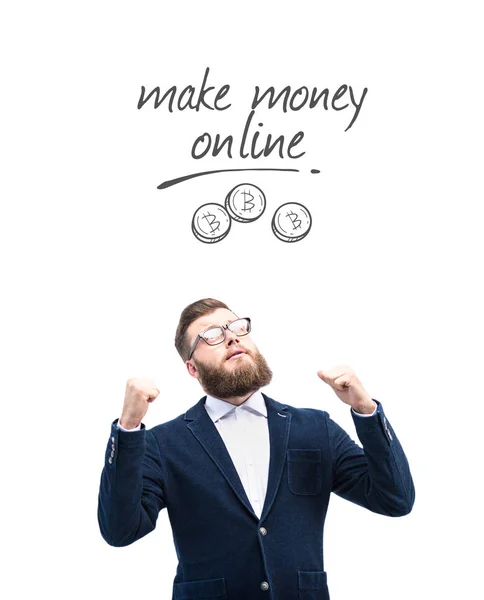 Make money online — Stock Photo