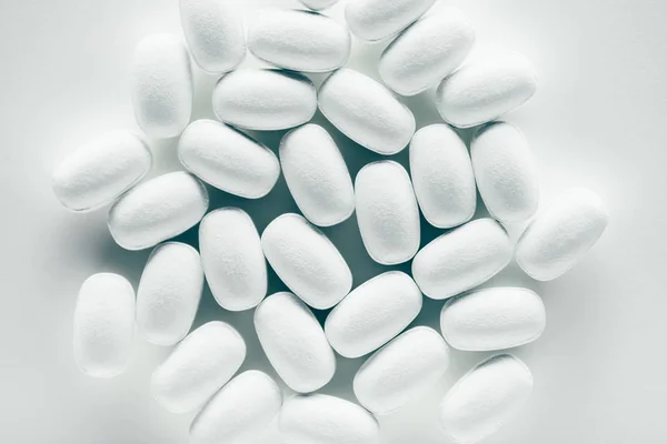 White pills — Stock Photo