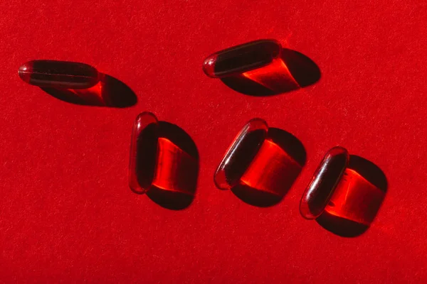 Red pills — Stock Photo