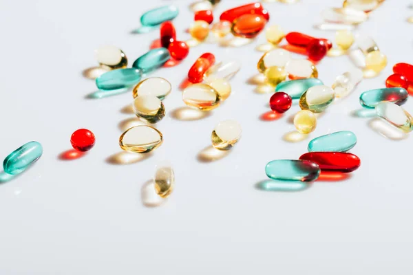 Various colorful pills — Stock Photo