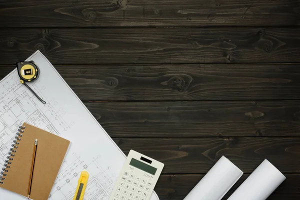 Arranged architectural equipment — Stock Photo