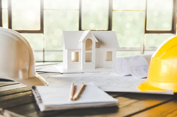 House model and architecture equipment — Stock Photo