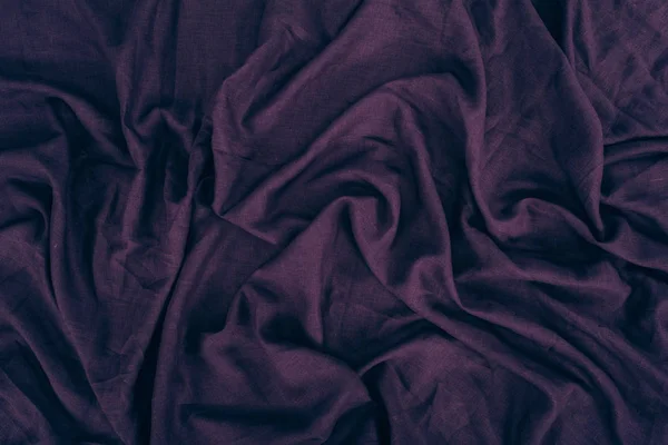 Texture lin violet foncé — Photo de stock
