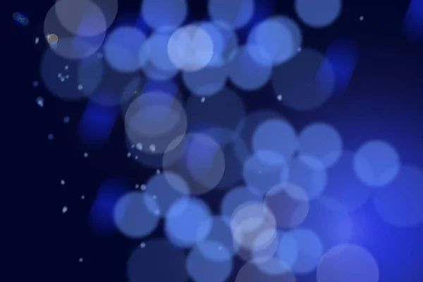 Dunkelblaue Bokeh-Textur — Stockfoto