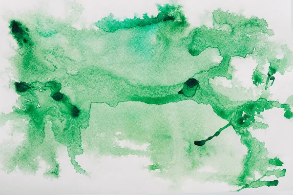 Green watercolor texture — Stock Photo