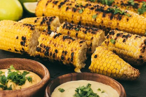 Grilled corn — Stock Photo