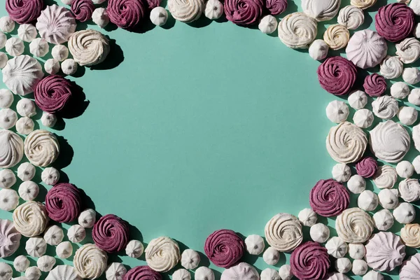 Quadro de marshmallows — Fotografia de Stock