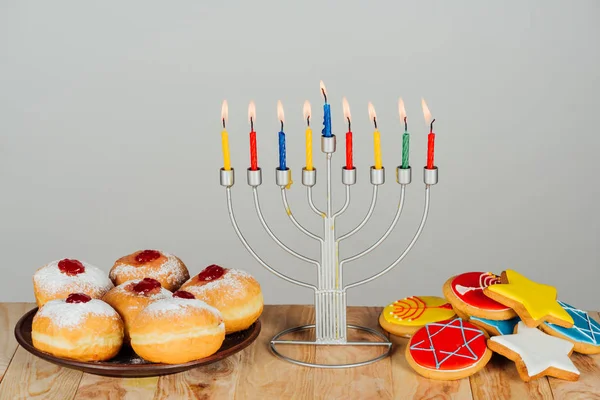 Celebração hanukkah — Fotografia de Stock