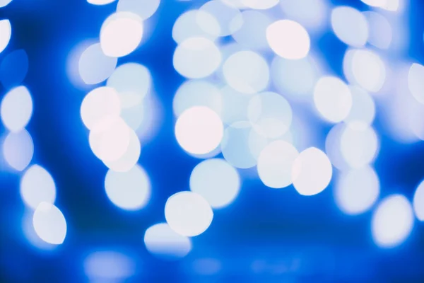 Luces azules Bokeh — Stock Photo