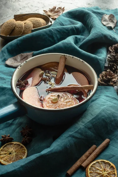 Vino rimuginato fatto in casa — Foto stock