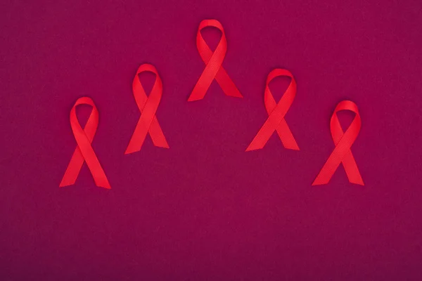 Aids ribbons — Stock Photo