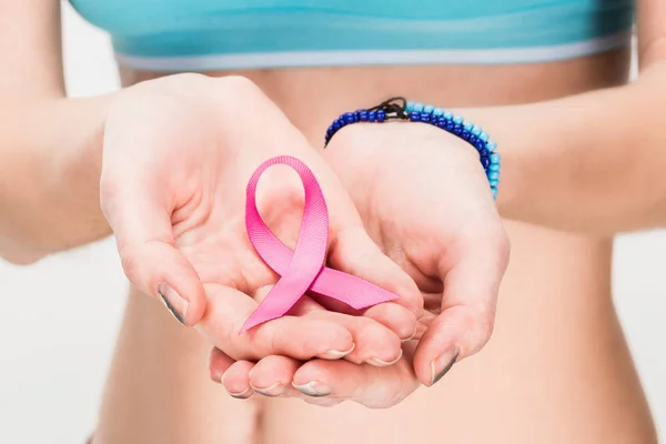 Nastro consapevolezza cancro al seno — Foto stock