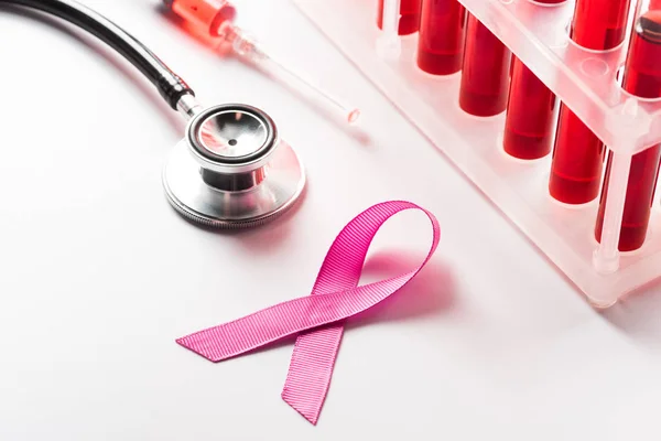 Breast Cancer Awareness Ribbon — Stock Photo