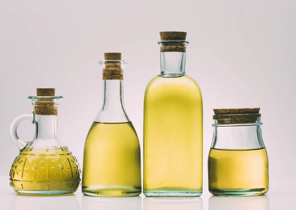 Olive oil bottles — Stock Photo