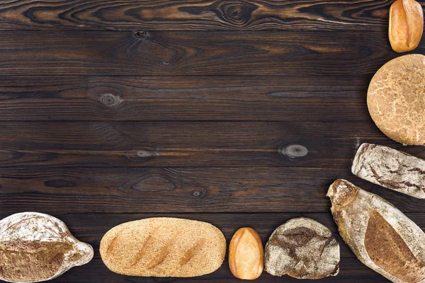 Assortment of homemade bread — Stock Photo