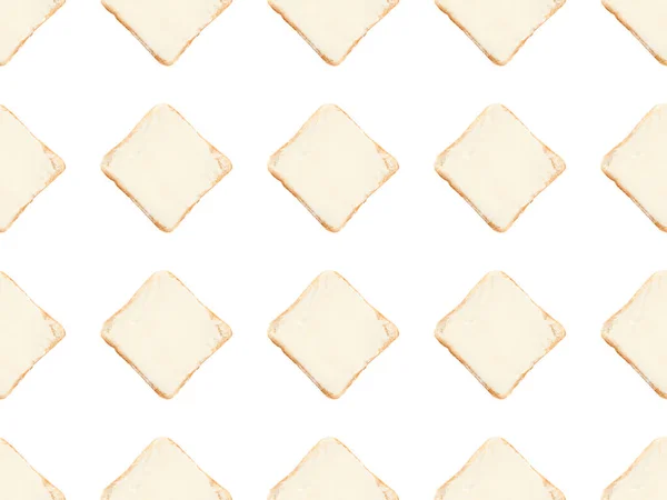 Toasts with butter pattern — Stock Photo