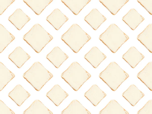 Tostadas con patrón de mantequilla - foto de stock