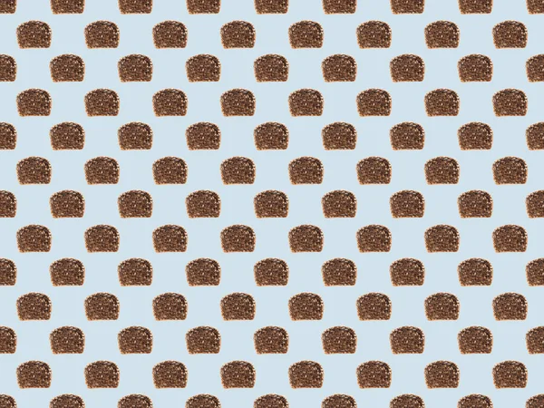 Sliced bread pattern — Stock Photo