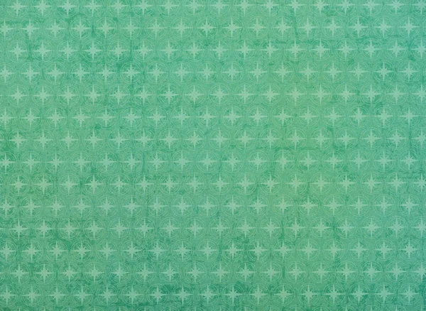 Conjunto de estrellas de color verde claro en círculos en verde - foto de stock