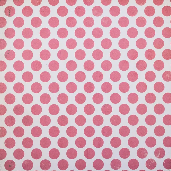 White wrapper design with red circles — Stock Photo
