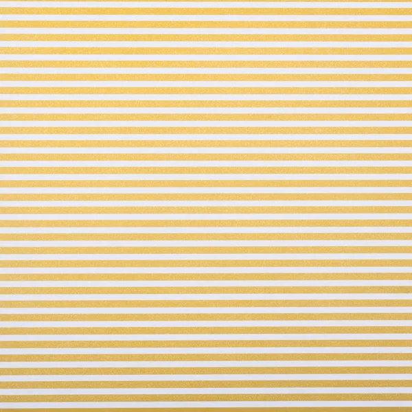 Yellow and white horizontal lines wrapper design — Stock Photo