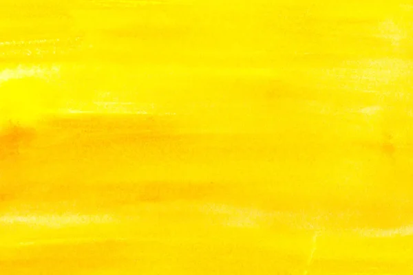 Peinture abstraite avec traits de peinture jaune vif, plein cadre — Photo de stock