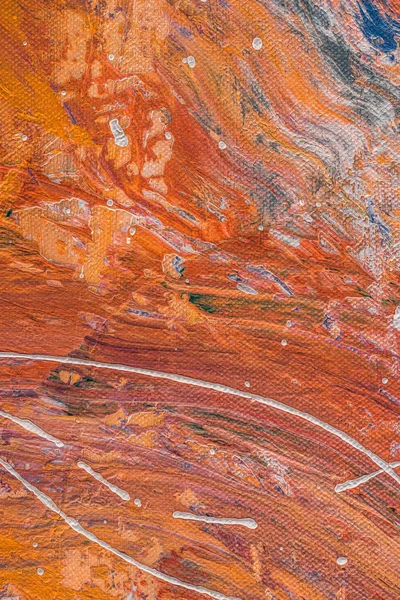 Абстрактная многоцветная текстура с акриловыми брызгами краски — стоковое фото