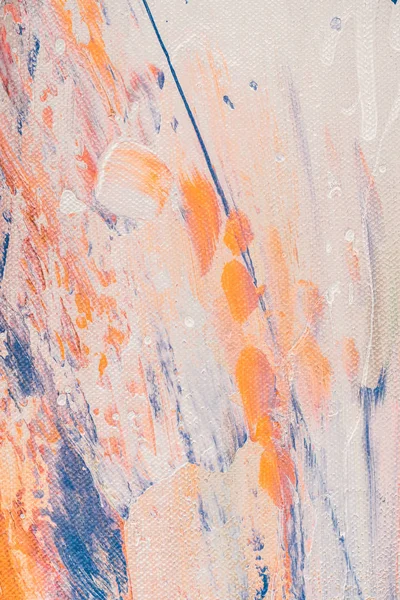 Close up of abstract vibrant background with oil paint splatters — Stock Photo