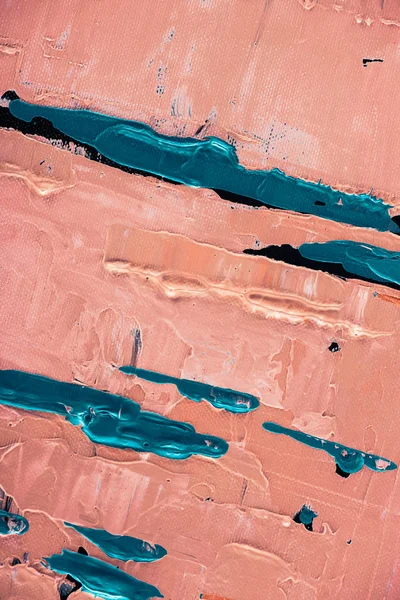 Abstract artistic texture with orange and blue brush strokes — Stock Photo
