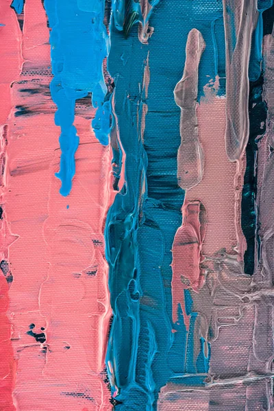 Abstrakte künstlerische Textur mit mehrfarbigen Pinselstrichen — Stockfoto