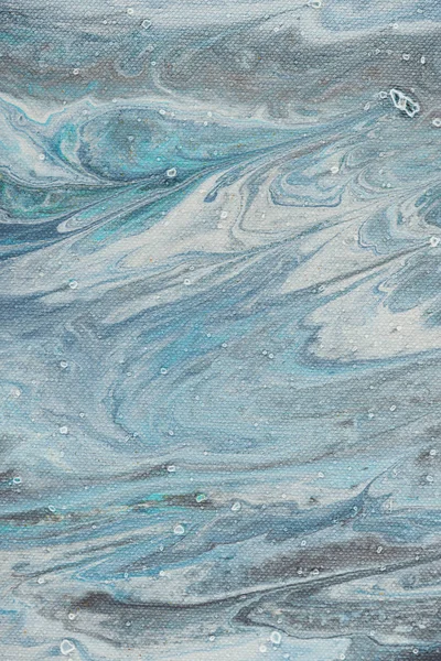 Fondo abstracto con pintura acrílica azul claro - foto de stock
