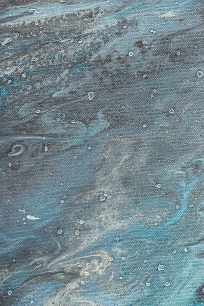 Fond abstrait avec peinture à l'huile bleu clair et gris — Photo de stock