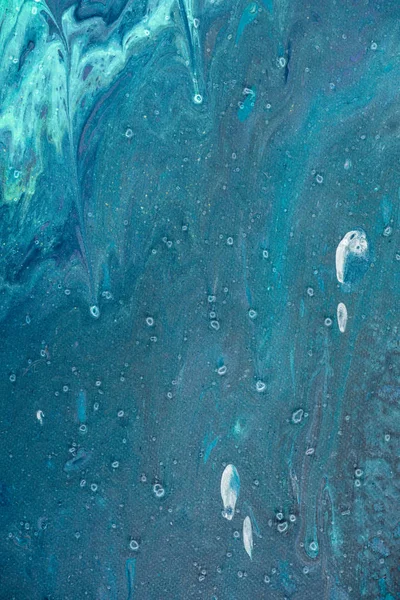 Astratto blu sfondo creativo con pittura ad olio — Foto stock
