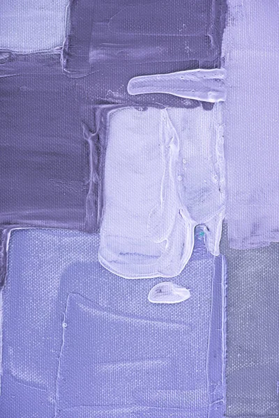Coups de pinceau violet sur peinture à l'huile abstraite — Photo de stock