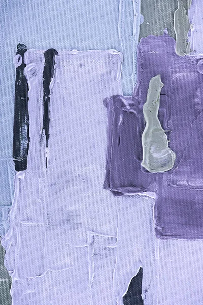 Пензлики на абстрактному художньому олійному живописі — стокове фото