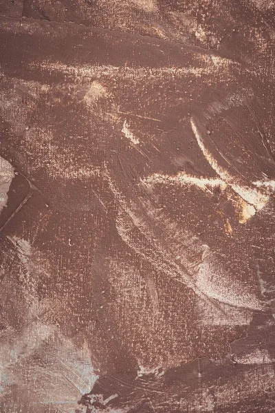 Close up of brown brush strokes on abstract background — Stock Photo