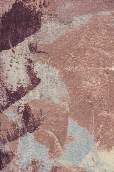 Brown brush strokes on abstract texture — Stock Photo