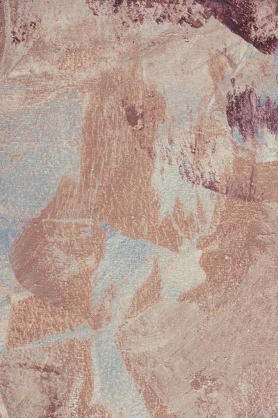 Коричневые и бежевые мазки кистью на абстрактной художественной живописи — стоковое фото