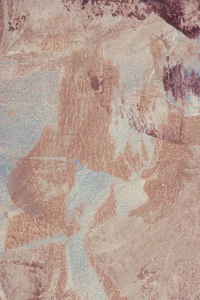 Brown and beige brush strokes on abstract artistic painting — Stock Photo