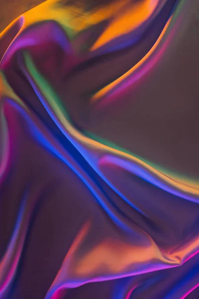 Colored shiny silk fabric background — Stock Photo