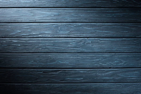 Modèle de menuiserie avec planches en bois cyan — Photo de stock