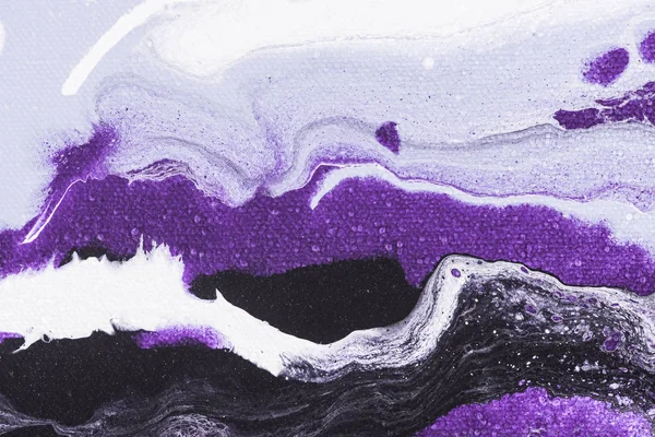 Art fond violet avec peinture acrylique — Photo de stock